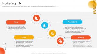Marketing Mix Automobile Manufacturer Company Profile Ppt Presentation CP SS V