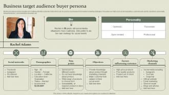 Marketing Mix Communication Guide Business Target Audience Buyer Persona