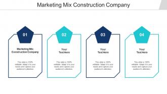 Marketing Mix Construction Company Ppt Powerpoint Presentation Inspiration Cpb