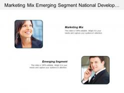 Marketing mix emerging segment national development planning body