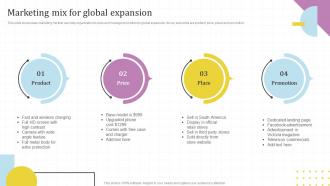 Marketing Mix For Global Expansion Global Market Assessment And Entry Strategy For Business Expansion