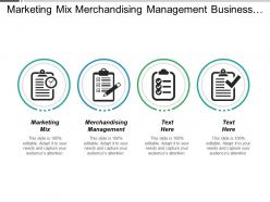 Marketing mix merchandising management business change management demand planning cpb
