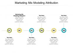 Marketing mix modeling attribution ppt powerpoint presentation professional inspiration cpb