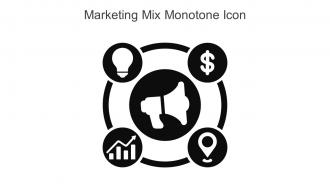 Marketing Mix Monotone Icon In Powerpoint Pptx Png And Editable Eps Format