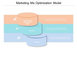 Marketing mix optimization model ppt powerpoint presentation infographics aids cpb