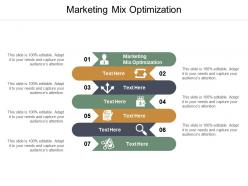 Marketing mix optimization ppt powerpoint presentation model example file cpb