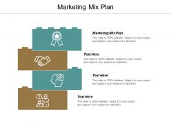 Marketing mix plan ppt powerpoint presentation gallery icon cpb