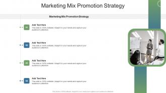Marketing Mix Promotion Strategy In Powerpoint And Google Slides Cpb