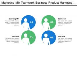 Marketing mix teamwork business product marketing leadership skills