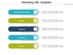 Marketing mix variables ppt powerpoint presentation outline graphics cpb