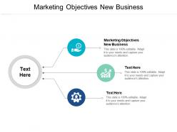 Marketing objectives new business ppt powerpoint presentation styles microsoft cpb