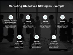 Marketing objectives strategies example ppt powerpoint presentation icon ideas cpb