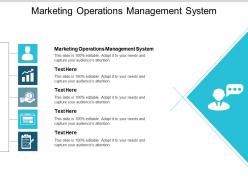 Marketing operations management system ppt powerpoint presentation show graphics pictures cpb