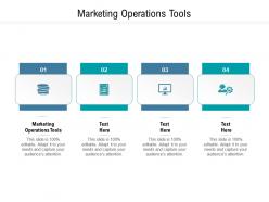 Marketing operations tools ppt powerpoint presentation styles elements cpb