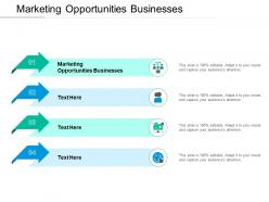 Marketing opportunities businesses ppt powerpoint presentation layouts ideas cpb