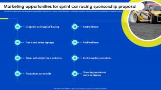 Marketing Opportunities For Sprint Car Racing Sponsorship Proposal Ppt Slides Shapes