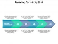 Marketing opportunity cost ppt powerpoint presentation icon topics cpb