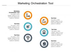 Marketing orchestration tool ppt powerpoint presentation show icons cpb