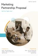 Marketing partnership proposal example document report doc pdf ppt