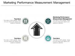 Marketing performance measurement management ppt powerpoint presentation ideas gridlines cpb
