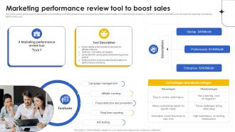 Marketing Performance Review Tool To Boost Sales