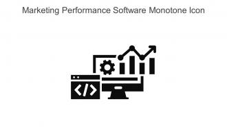 Marketing Performance Software Monotone Icon In Powerpoint Pptx Png And Editable Eps Format