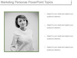 Marketing personas powerpoint topics