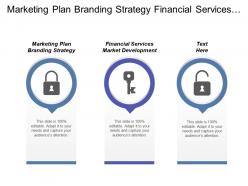 Marketing plan branding strategy financial services market development cpb