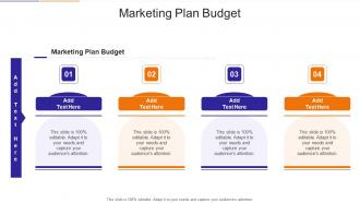 Marketing Plan Budget In Powerpoint And Google Slides Cpb