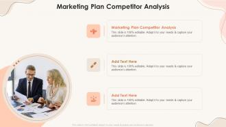 Marketing Plan Competitor Analysis In Powerpoint And Google Slides Cpb