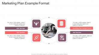 Marketing Plan Example Format In Powerpoint And Google Slides Cpb