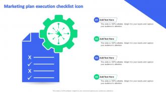 Marketing Plan Execution Checklist Icon