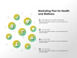 Marketing plan for health and wellness ppt powerpoint presentation file examples