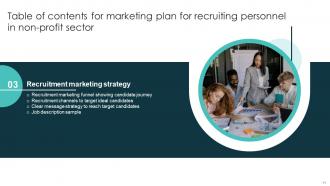 Marketing Plan For Recruiting Personnel In Non Profit Sector Powerpoint Presentation Slides Strategy CD V Impressive Best