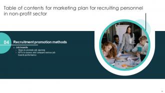 Marketing Plan For Recruiting Personnel In Non Profit Sector Powerpoint Presentation Slides Strategy CD V Analytical Best