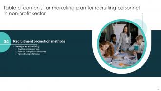 Marketing Plan For Recruiting Personnel In Non Profit Sector Powerpoint Presentation Slides Strategy CD V Informative Good