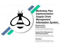 Marketing plan implementation supply chain management information system cpb