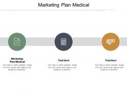 Marketing plan medical ppt powerpoint presentation icon gallery cpb
