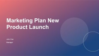 Marketing Plan New Product Launch PPT Example ACP