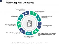 Marketing plan objectives process a765 ppt powerpoint presentation infographics background