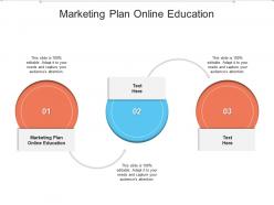 Marketing plan online education ppt powerpoint presentation model slide download cpb