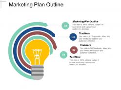 Marketing plan outline ppt powerpoint presentation gallery pictures cpb