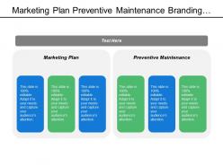 Marketing Plan Preventive Maintenance Branding Technique Business Automation
