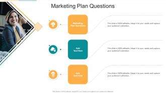 Marketing Plan Questions In Powerpoint And Google Slides Cpb