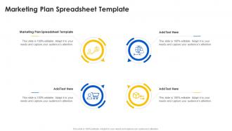 Marketing Plan Spreadsheet Template In Powerpoint And Google Slides Cpb
