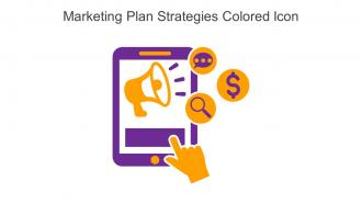 Marketing Plan Strategies Colored Icon In Powerpoint Pptx Png And Editable Eps Format