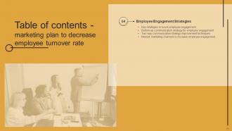 Marketing Plan To Decrease Employee Turnover Rate MKT CD V Engaging Image