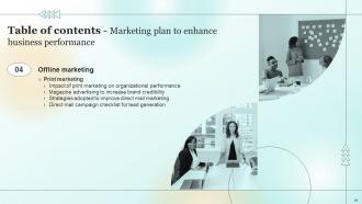 Marketing Plan To Enhance Business Performance Powerpoint Presentation Slides MKT CD Multipurpose Image