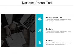 Marketing planner tool ppt powerpoint presentation icon ideas cpb