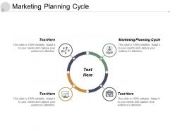 Marketing planning cycle ppt powerpoint presentation file outline cpb